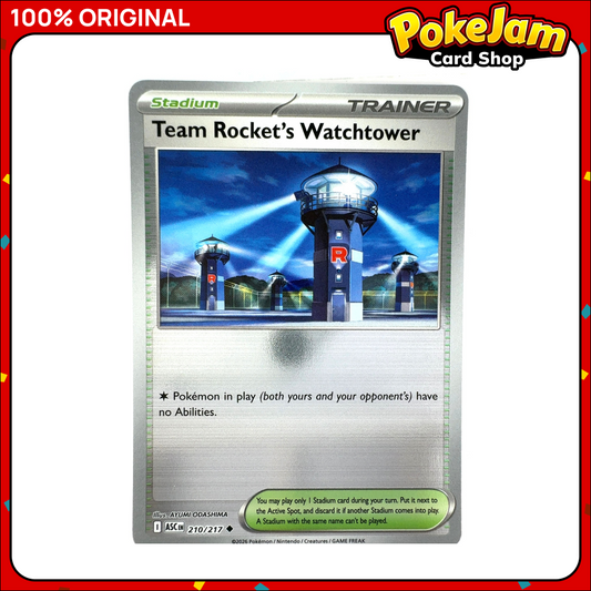 Team Rocket's Watchtower 210/217 - Reverse Hologram - Ascended Heroes - Pokemon Card