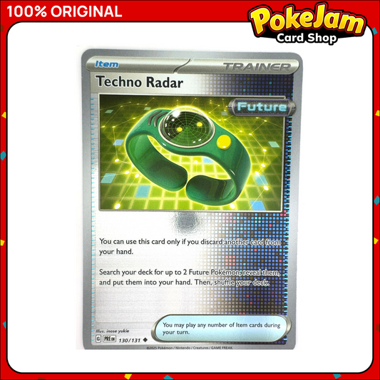 Techno Radar 130/131 - Reverse Hologram - Prismatic Evolutions - Pokemon Card