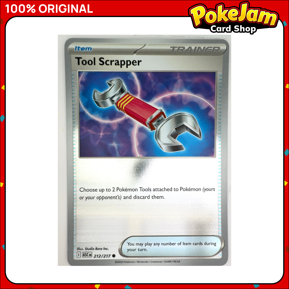 Tool Scrapper 212/217 - Reverse Hologram - Ascended Heroes - Pokemon Card