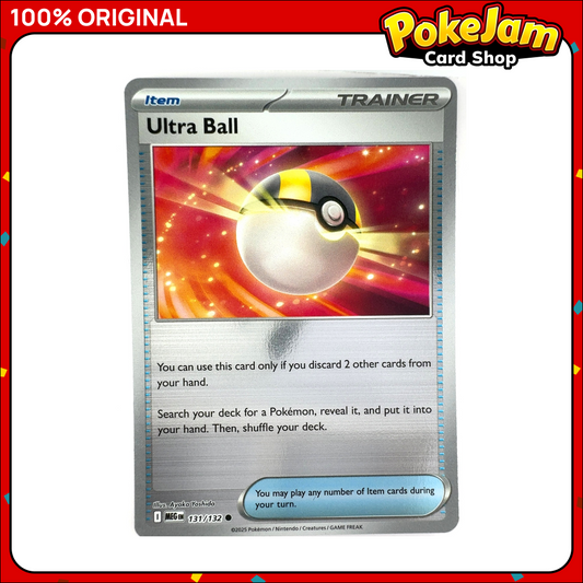 Ultra Ball 131/132 - Reverse Hologram - Mega Evolution - Pokemon Card
