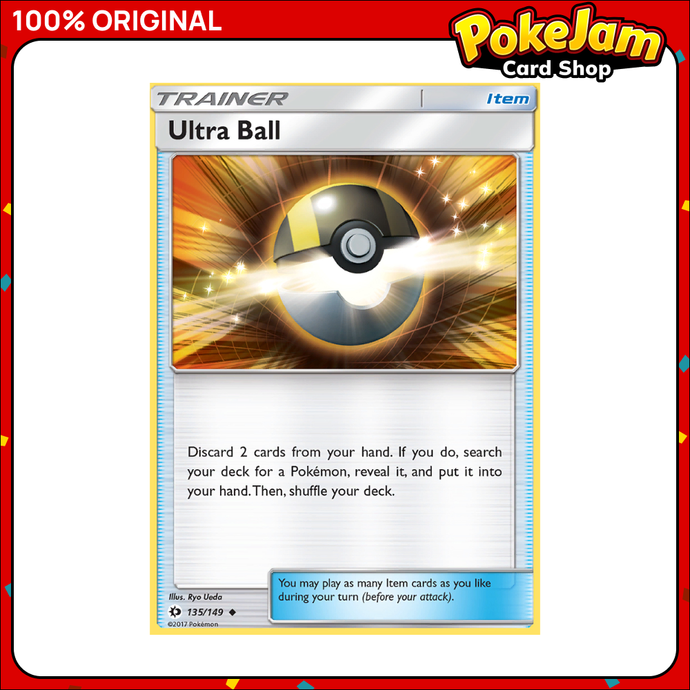 Ultra Ball 135/149 - Uncommon - Sun & Moon - Pokemon Card