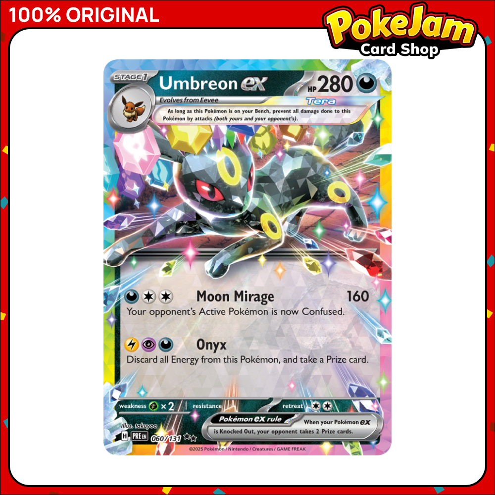 Umbreon ex 60/131 - Double Rare - Prismatic Evolutions - Pokemon Card