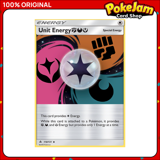 Unit Energy FightingDarknessFairy 118/131 - Uncommon - Forbidden Light - Pokemon Card