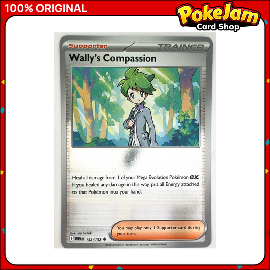 Wally's Compassion 132/132 - Reverse Hologram - Mega Evolution - Pokemon Card