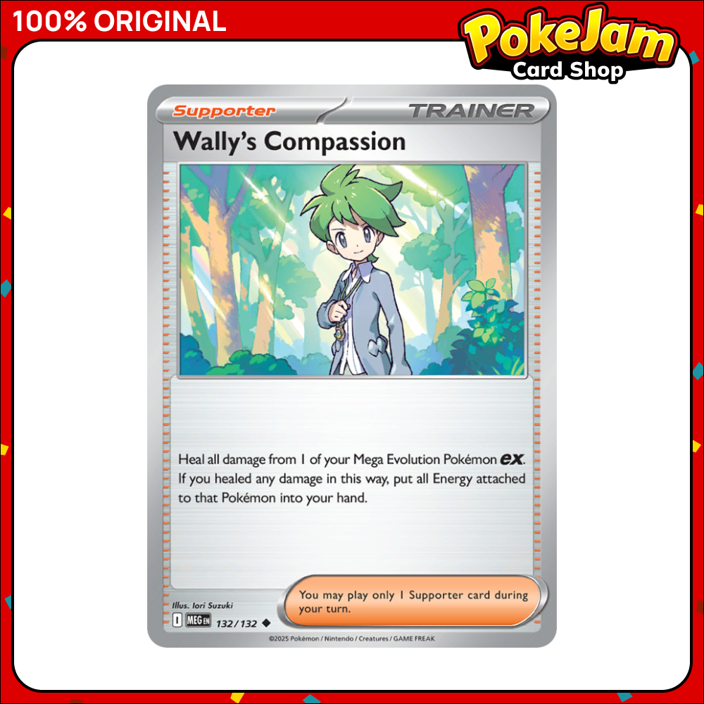 Wally's Compassion 132/132 - Uncommon - Mega Evolution - Pokemon Card