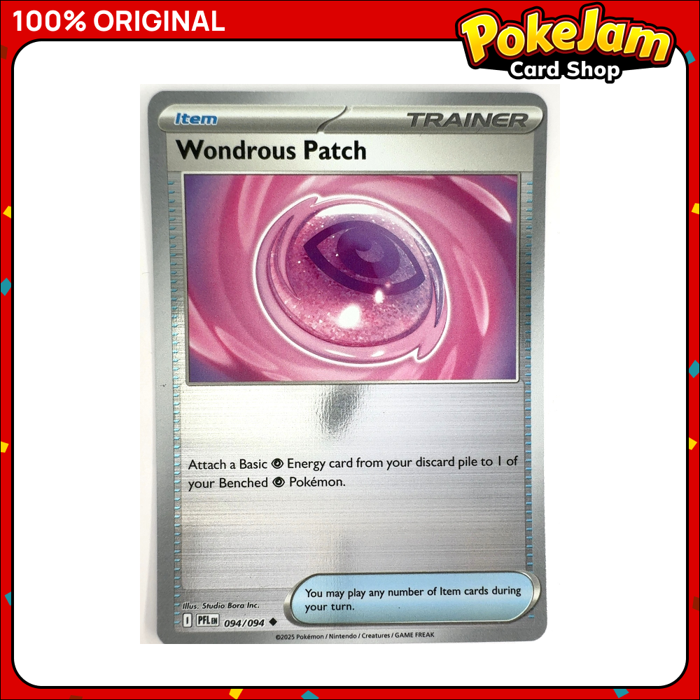 Wondrous Patch 94/94 - Reverse Hologram - Phantasmal Flames - Pokemon Card