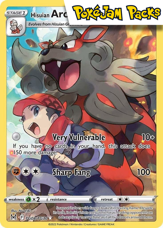 Hisuian Arcanine - TG08/TG30 - Holo Rare - Sword & Shield: Lost Origin - Pokémon TCG