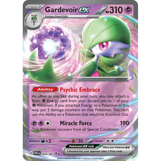 Gardevoir ex - 029/091 - Ultra Rare - Paldean Fates - Pokémon TCG