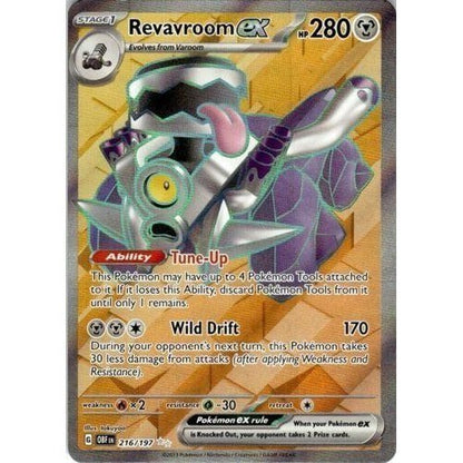 Revavroom ex - 216/197 - Full Art Secret Rare - Obsidian Flames - Pokemon TCG