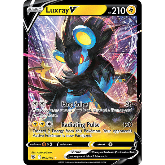 Luxray V - 050/189 - Ultra Rare - Sword & Shield: Astral Radiance - Pokémon TCG