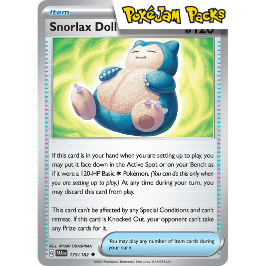 Snorlax Doll - 175/182 - Uncommon - Paradox Rift - Pokémon TCG