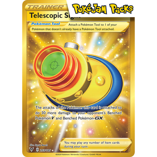 Telescopic Sight - 203/185 - Secret Rare - Vivid Voltage - Pokémon TCG