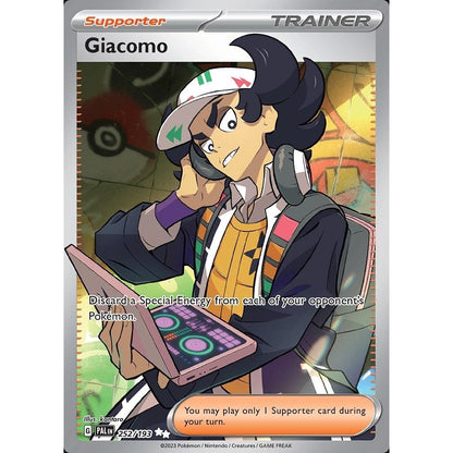Giacomo - 252/193 - Full Art Secret Rare - Paldea Evolved - Pokemon TCG