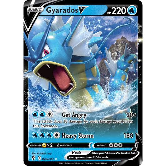 Gyarados V - 028/203 - Ultra Rare - Evolving Skies - Pokemon TCG