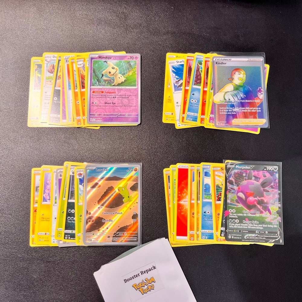 Pokémon Cards Booster Repack - Guaranteed Reverse Holo or Higher in Packs of 10 Pokémon TCG Cards