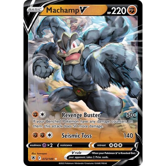 Machamp V - 072/189 - Ultra Rare - Sword & Shield: Astral Radiance - Pokémon TCG