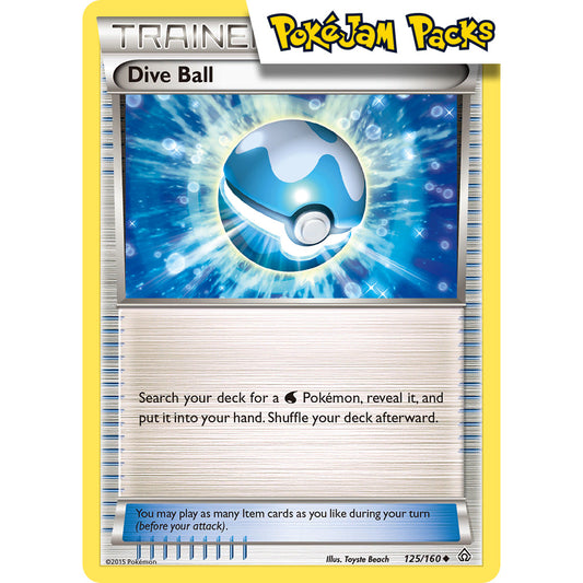 Dive Ball - 125/160 - Uncommon - XY: Primal Clash - Pokémon TCG