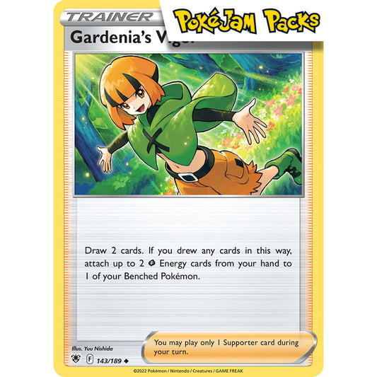 Gardenia's Vigor - 143/189 - Uncommon - Sword & Shield: Astral Radiance - Pokémon TCG