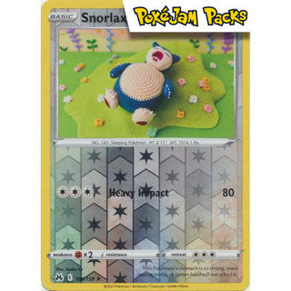 Snorlax - 109/159 - Rare Reverse Holo - Crown Zenith  - Pokemon TCG