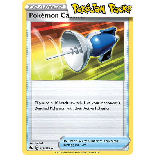 Pokemon Catcher - 138/159 - Uncommon - Crown Zenith - Pokémon TCG
