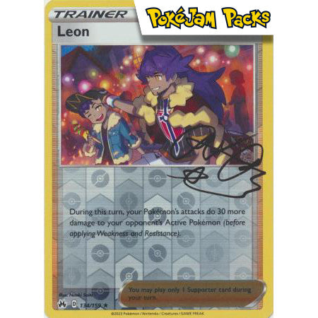 Leon - 134/159 - Holo Rare Reverse Holo - Crown Zenith - Pokémon TCG