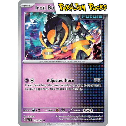 Iron Boulder - 071/142 - Reverse Holo Rare - Stellar Crown - Pokémon TCG