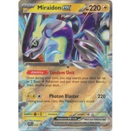 Miraidon ex - SVP028 - Ultra Rare Promo - Scarlet & Violet Promos - Pokémon TCG