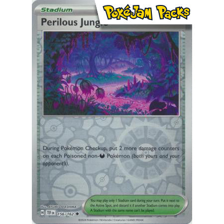 Perilous Jungle - 156/162 - Uncommon Reverse Holo - Scarlet & Violet: Temporal Forces - Pokémon TCG