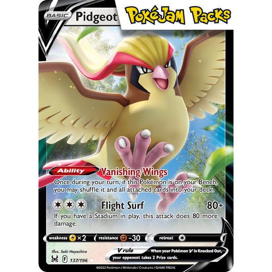 Pidgeot V - 137/196 - Ultra Rare - Sword & Shield: Lost Origin - Pokémon TCG
