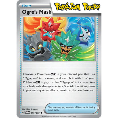 Ogre's Mask - 159/167 - Uncommon - Twilight Masquerade - Pokémon TCG