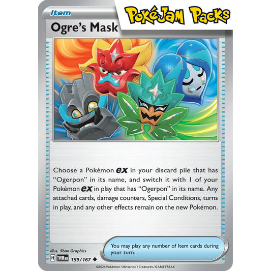 Ogre's Mask - 159/167 - Uncommon - Twilight Masquerade - Pokémon TCG