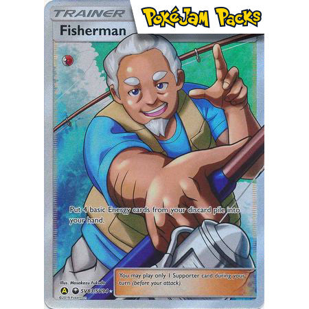 Fisherman - SV83/SV94 - Full Art Ultra Rare - Hidden Fates - Pokémon TCG