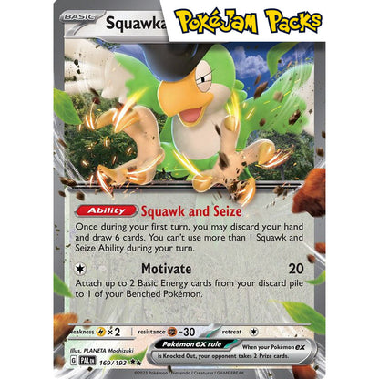 Squawkabilly ex - 169/193 - Ultra Rare - Scarlet & Violet: Paldea Evolved - Pokémon TCG