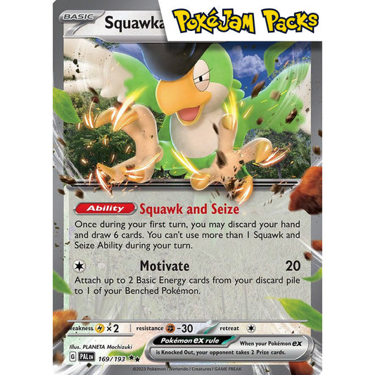 Squawkabilly ex - 169/193 - Ultra Rare - Scarlet & Violet: Paldea Evolved - Pokémon TCG