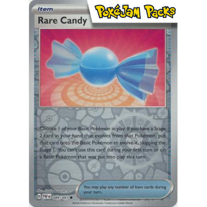 Rare Candy - 089/091 - Common Reverse Holo - Paldean Fates - Pokémon TCG