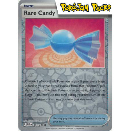 Rare Candy - 089/091 - Common Reverse Holo - Paldean Fates - Pokémon TCG
