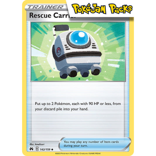 Rescue Carrier - 142/159 - Uncommon - Crown Zenith - Pokémon TCG