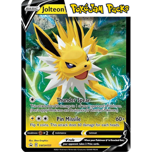 Jolteon V - SWSH151 - Promo - Sword & Shield Promos - Pokémon TCG