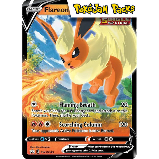 Flareon V - SWSH149 - Promo - Sword & Shield Promos - Pokémon TCG