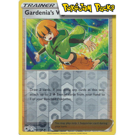 Gardenia's Vigor - 143/189 - Uncommon Reverse Holo - Astral Radiance - Pokémon TCG