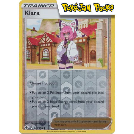 Klara - 145/198 - Uncommon Reverse Holo - Chilling Reign - Pokémon TCG