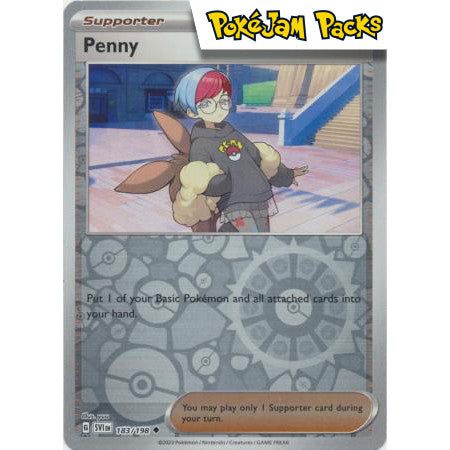 Penny - 183/198 - Uncommon Reverse Holo - Scarlet & Violet - Pokémon TCG