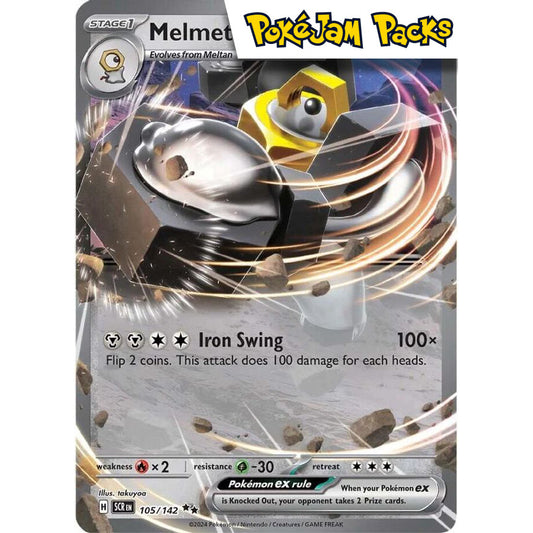 Melmetal ex - 105/142 - Ultra Rare - Stellar Crown - Pokémon TCG