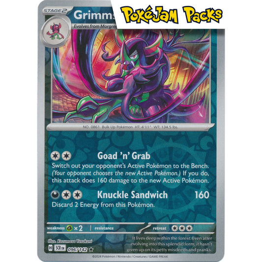 Grimmsnarl - 096/142 - Reverse Holo Rare - Stellar Crown - Pokémon TCG