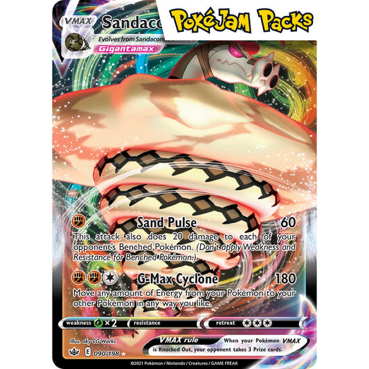 Sandaconda VMAX - 090/198 - Ultra Rare - Sword & Shield: Chilling Reign - Pokémon TCG