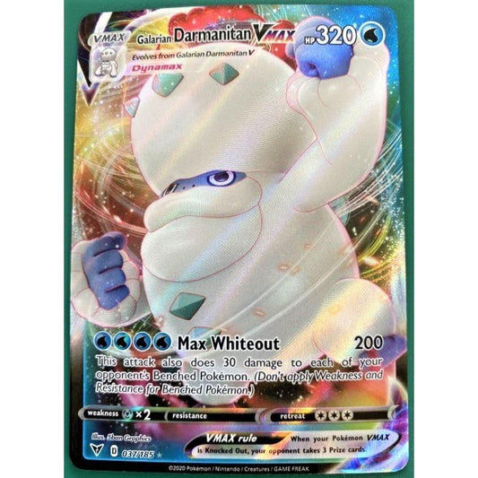 Galarian Darmanitan VMAX - 037/185 - Ultra Rare - Vivid Voltage - Pokemon TCG