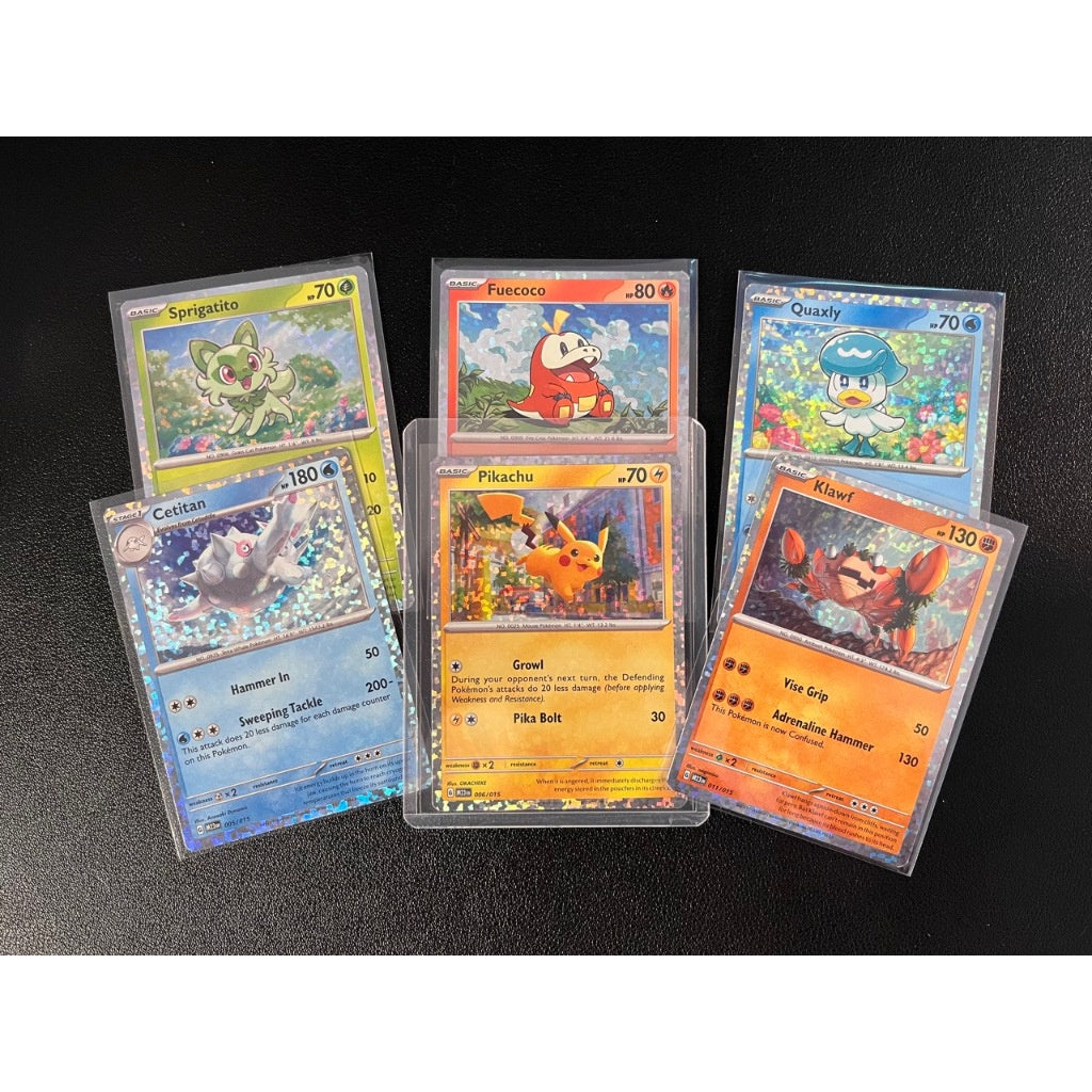 McDonald's Happy Meal 2023 Pokémon TCG Match Battle Trading - Single Holo Cards