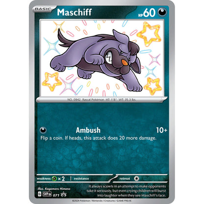 Maschiff - SVP071 - Shiny Promo - Scarlet & Violet Promos - Pokémon TCG