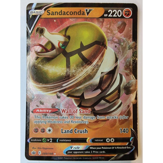 Sandaconda V - 089/198 - Ultra Rare - Sword & Shield: Chilling Reign - Pokemon TCG