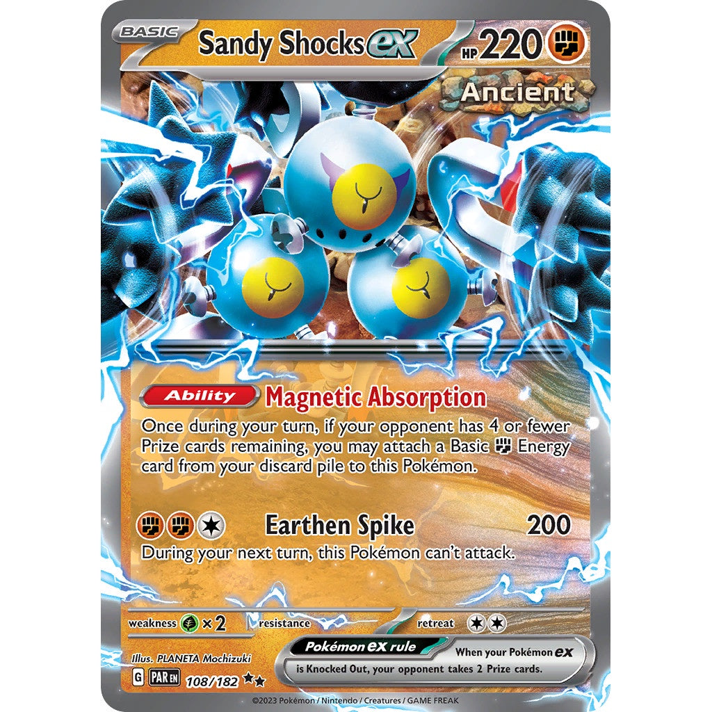 Sandy Shocks ex - 108/182 - Ultra Rare - Paradox Rift - Pokemon TCG